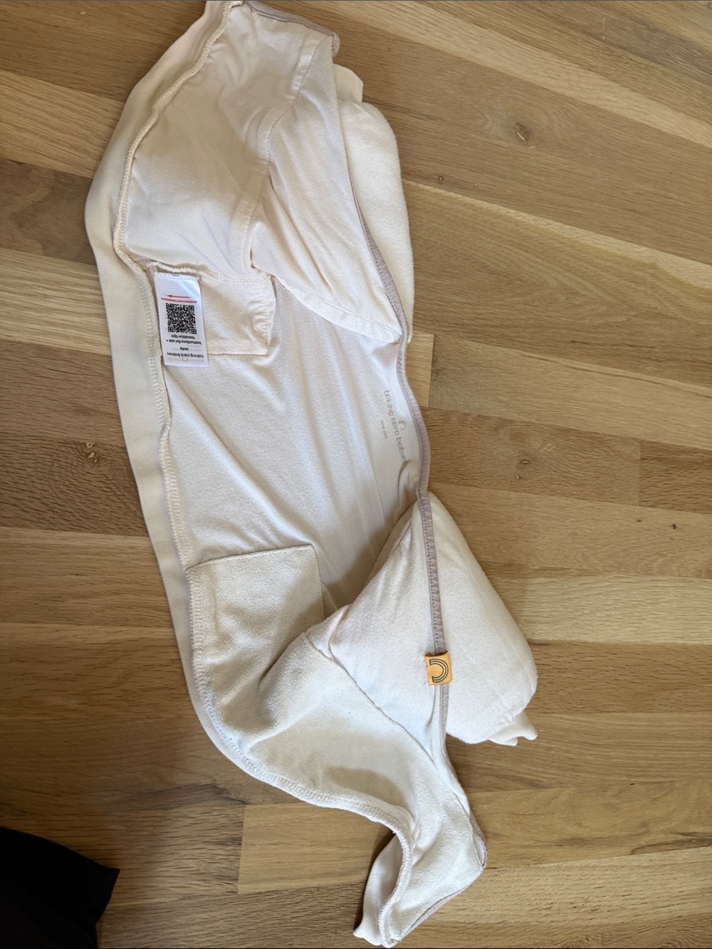 The Jacky- Taking Cara Babies- Infant Swaddle Jacket in Tan - Picture 4 of 5